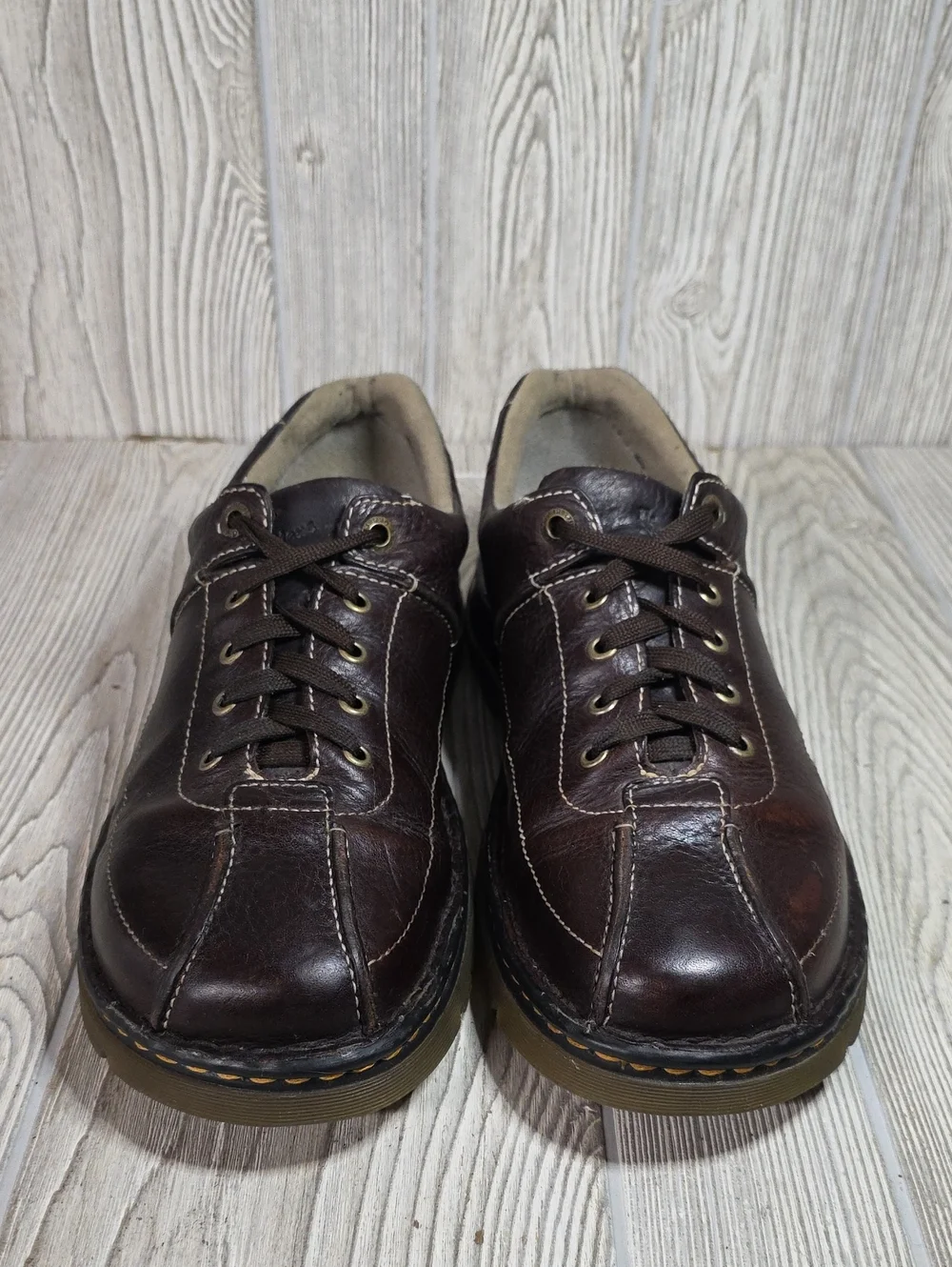 Dr. Martens 11199 Brown Leather Chunky Oxford Lace Up Shoes Mens Size 12 Vintage